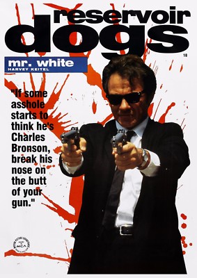 Reservoir Dogs 1992 Retro Movie Poster A0-A1-A2-A3-A4-A5-A6-MAXI 600
