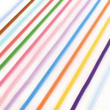 3mm Flat Elastic Band Stretch Cord Costume Clothing DIY Materials Sewing