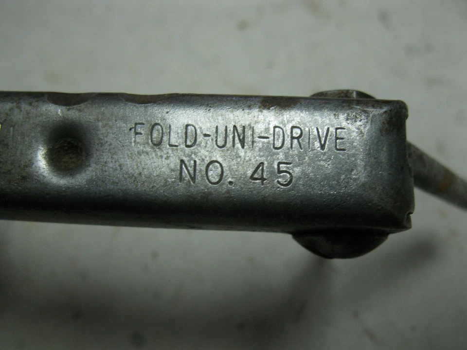 VINTAGE EKLIND TOOL FOLD-UNI-DRIVE NO. 45 MULTI TOOL - Image 3 of 3