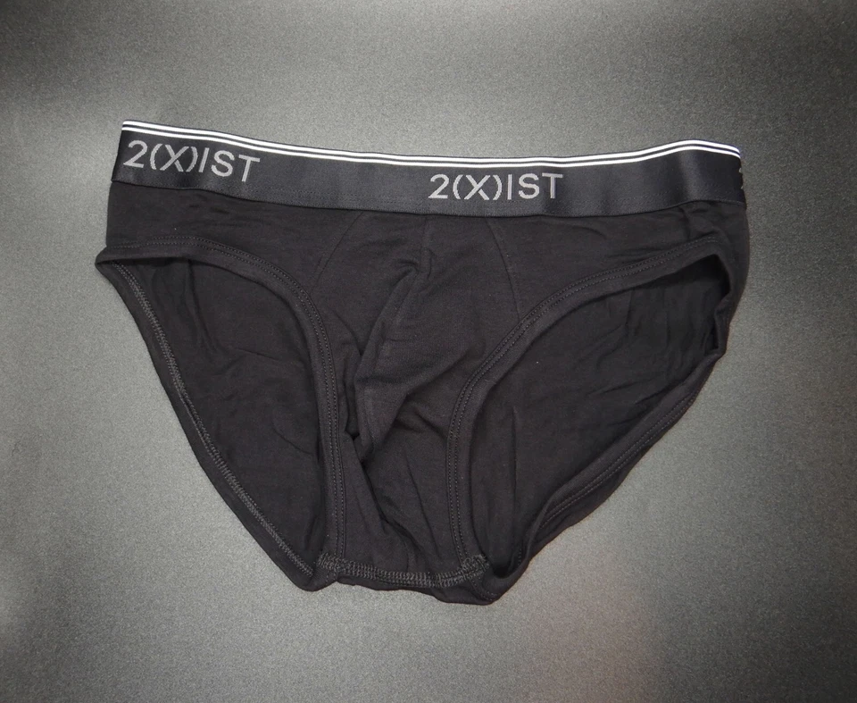 2xist Para hombres 2pk No-Show Algodón Elástico Calzoncillo Ropa Interior Talla S Negro Nuevo en Caja Foto 4 de 4