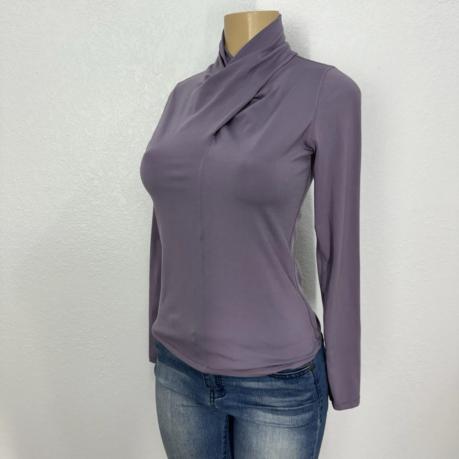 yogalicious pull over casual knit top sweatshirt