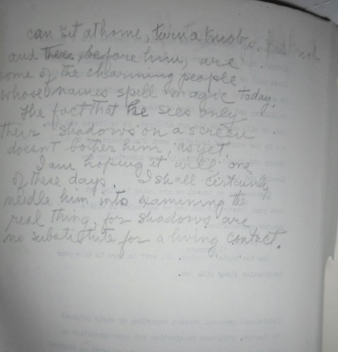 Actress Blanche Yurka - Dear Audience - Typed and handwritten outline Manuscript - Picture 4 of 12