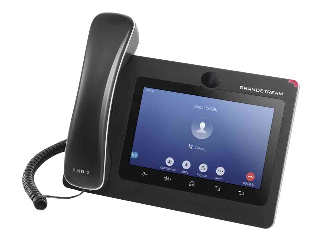 Grandstream GXV3370 IP Phone Nero Cornetta cablata Scrivania/Parete 16 GXV3370