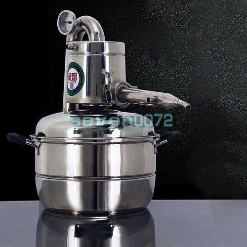 10-20L Moonshine Still Herb Essential Oil Brew Kit Alcohol Water Wine Distiller