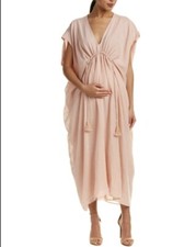 Hatch Women's Neema Kaftan Summer Sienna Maternity Dress Size P - Petite - NWT