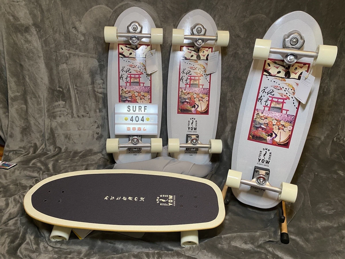 USA Seller Yow Surfskate Chiba 30 Completed Meraki Truck Rare