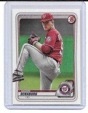 2020 Bowman Paper Prospects Baseball #BP24 Mason Denaburg RC (Nationals)