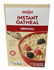 Meijer Original Instant Oatmeal 11.8 oz Hot Cereal