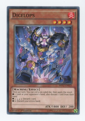 Yugioh Dicelops MP17-DE025 Common NM x3 Play Set