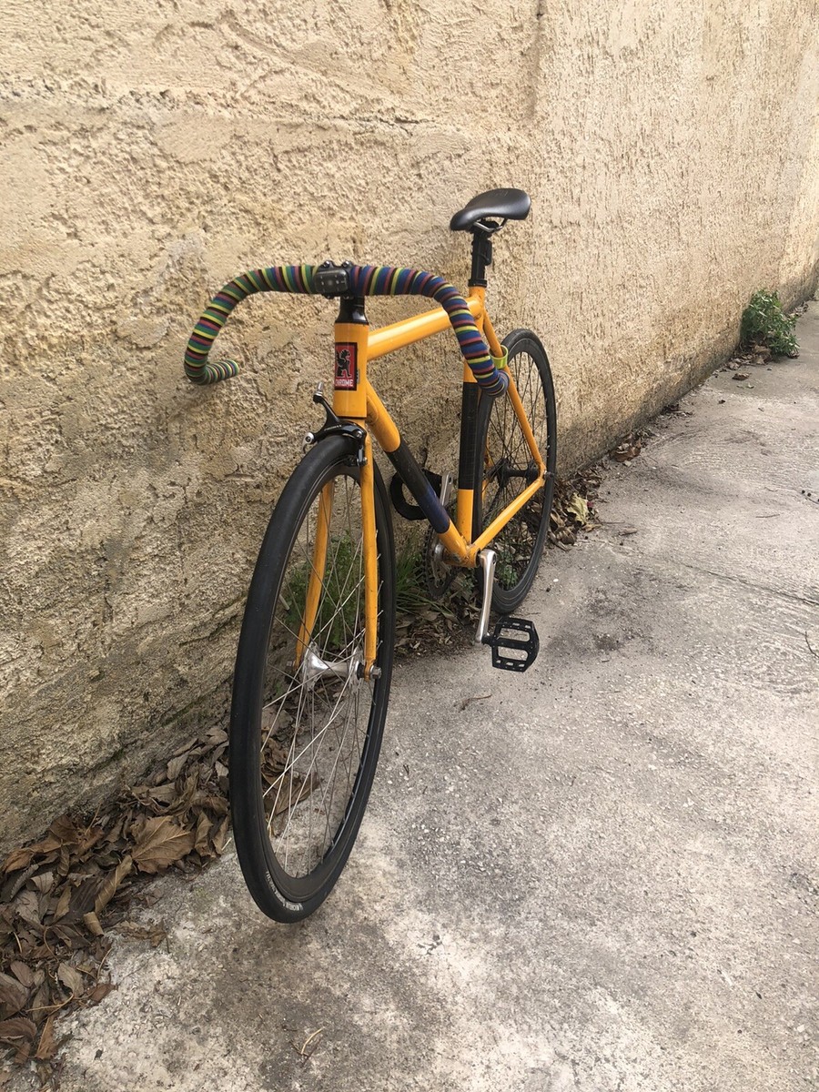 Vélo Fixie Jaune Vélo Fixie FabricBike Original 28 Pignon Fixe Hi