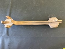 Justrite Drum Bung Wrench Cast Iron Multi Tool Industrial 12” Vintage