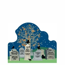 Cat's Meow Village Halloween Witches Graveyard #23-633 New 2023