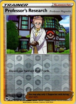 Pokemon CHP Professor's Research 62/73 Yusuke Ohmura NM Reverse Holo