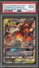 Pokemon Reshiram & Charizard GX Figure Coll. Black Star Promo SM201 PSA 8