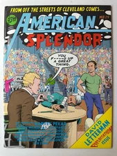 American Splendor #14 (1989) DAVID LETTERMAN Issue Harvey Pekar INDIE COMIC
