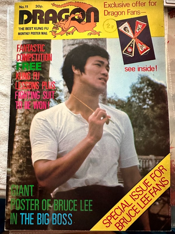 DRAGON POSTER MAGAZINE SPECIAL BRUCE LEE ISSUE JEET KUNE DO KENDO MARTIAL ARTS