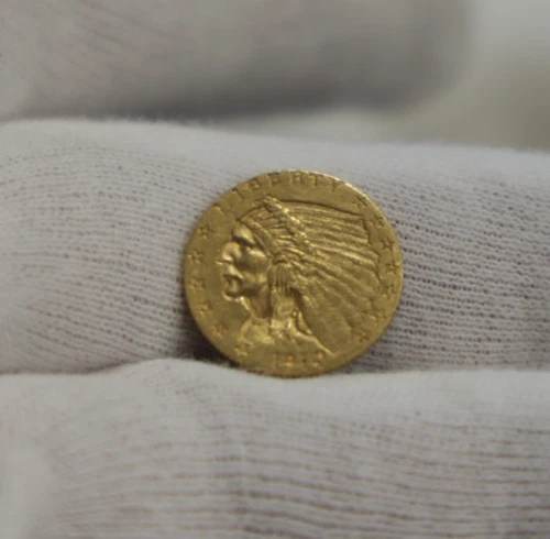 1910 US 2 1/2 Indian Gold Piece XF