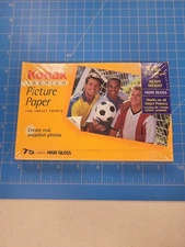 Kodak Premium Picture Paper 4x6 75 Sheets High Gloss Inkjet Prints Photo Paper