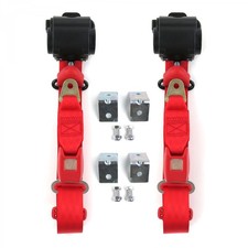 Ford Truck 1967 - 1979 Standard 3pt Red Seat Kit Wbrackets-2 Belts Ford Truck 1967 - 1979 Standard 3pt Red Seat Kit Wbrackets-2 Belts