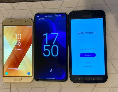 3x Samsung Smartphone - S10e | A3 | Xcover 4s - defekt Konvolut