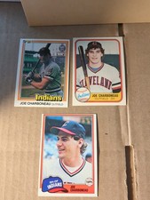Joe Charboneau Lot Rookie Card 1981 Donruss #82 Topps #13 Fleer #397 Indians ROY