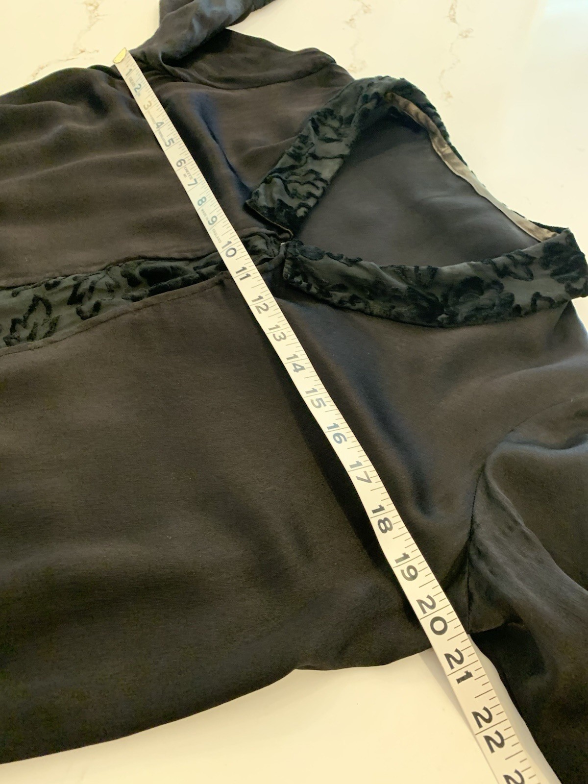 Edwardian style 1940’s Black Silk Mourning Dress Size Medium NO Tags Minor Flaw