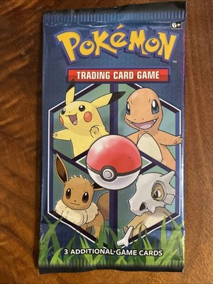 pokemon cards pack-sealed-3 cards Lets Go, Kanto