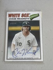 2026 Topps Heritage - Chase Meidroth Real One Autographs ROA-CME (AU) White Sox
