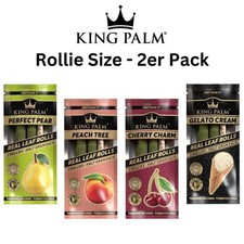 King Palm Rollies (0.5g) | 2 Leaf Rolls | Terpenes Infused Pre-Rolled Blunt Wraps