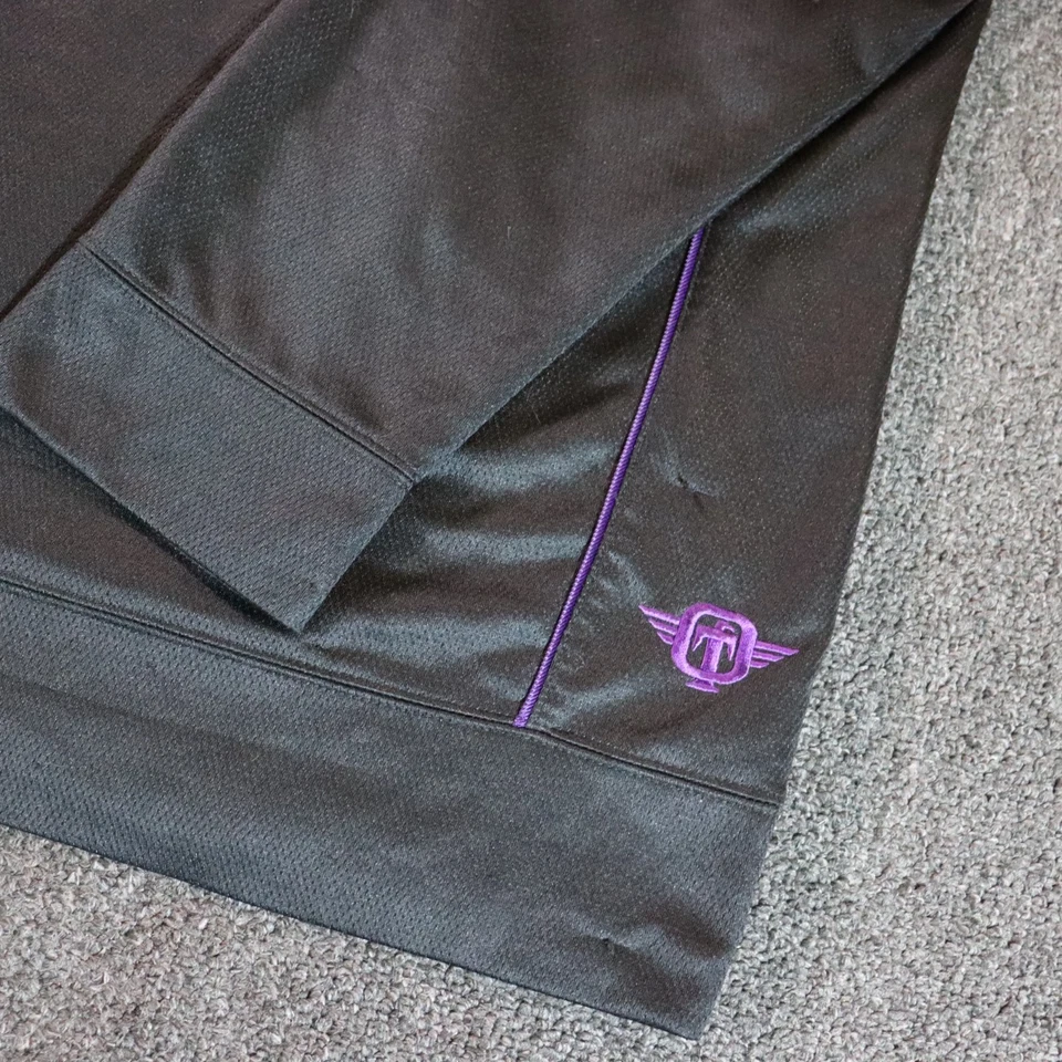 Sudadera con Capucha Negra Cremallera Completa Tapout Malla Bordada MMA Y2K XXL Foto 4 de 4