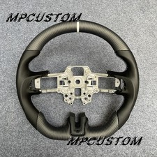 Matte Real Carbon Fiber Steering Wheel Fit For Ford Mustang Gt 2018 2019-2023 Matte Real Carbon Fiber Steering Wheel Fit For Ford Mustang Gt 2018 2019-2023