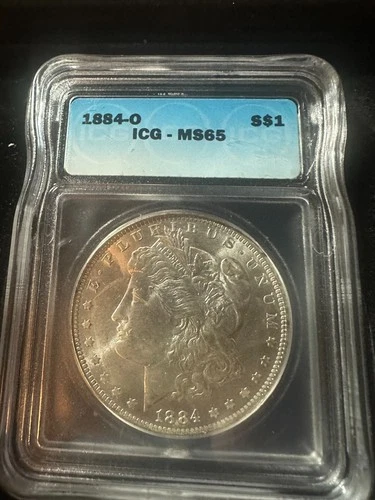 1884-O Morgan Dollar ICG MS65
