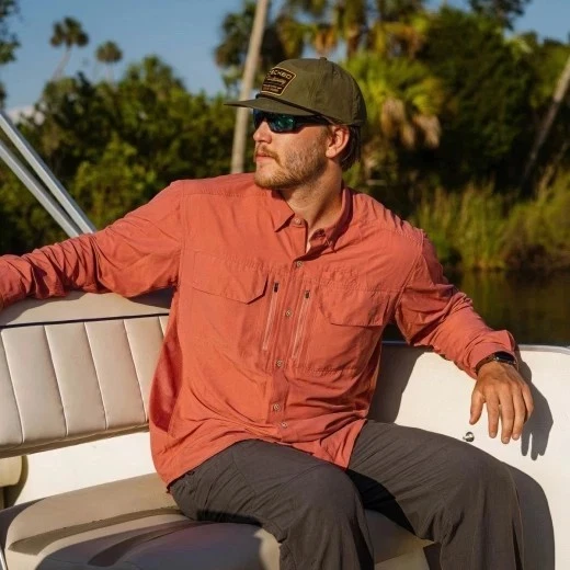 RailRiders Versatac Shirt 2.0 In Washed Coral, Size S