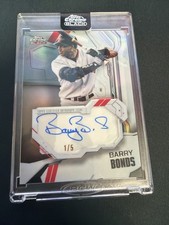 2026 Topps Chrome Black Ivory Auto 1/5 First On Print Barry Bonds