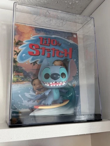NO BOX -LILO & STITCH EXCLUSIVE FUNKO POP VINYL DISNEY VHS MOVIE COVER #08