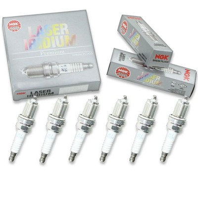 6 pcs NGK Laser Iridium Spark Plugs 2007-2009 for Acura MDX 3.7L V6 - Engine ne