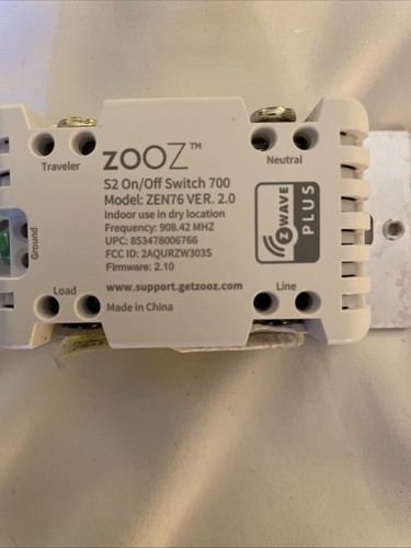 Zooz S2 Zwave Switch Home Automation - Picture 4 of 5