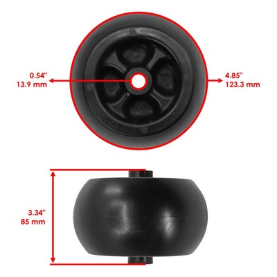 M113955 UC28193 Deck Wheel & Rollers W/Pin For John Deere Z625 Z645 Z655 EZtrak