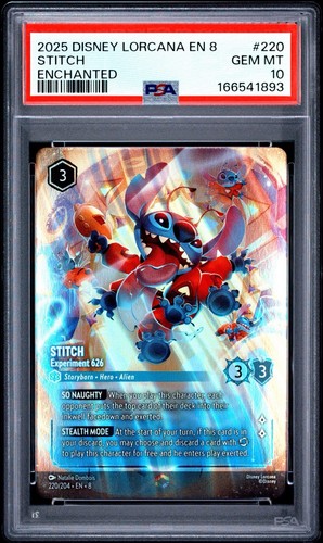Stitch - Experiment 626 graded PSA 10 for sale on eBay