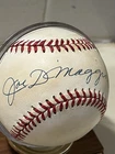 Joe Dimaggio Autographed Signed Baseball Genuine Authentic Rare Signed Signature