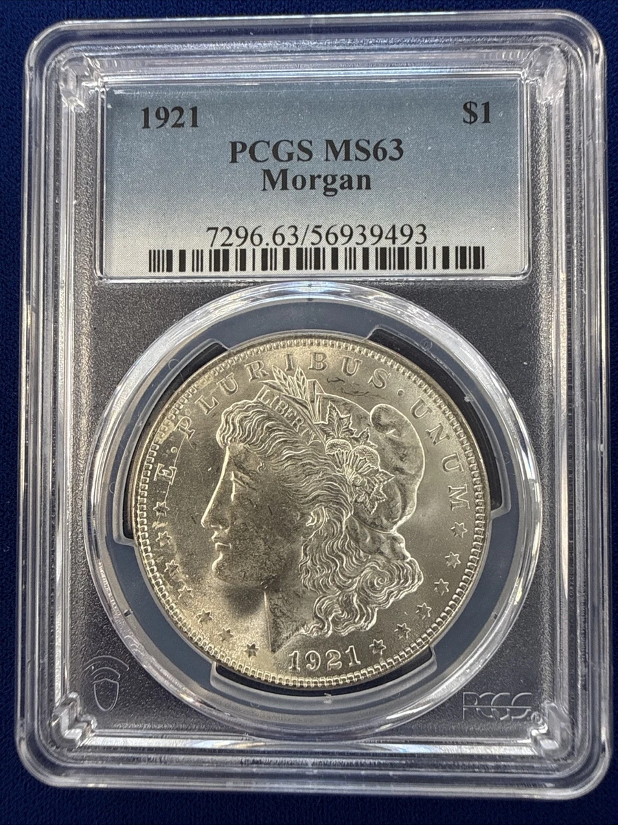 MS 63 Graded 1921 Year Morgan US Dollars (1878-1921) for sale | eBay