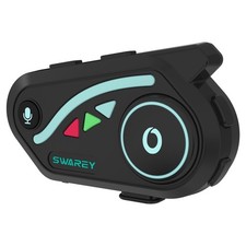 Motorcycle Bluetooth Headset Helmet Intercom with FM and Music Sharing