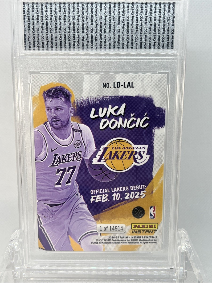 nbaカード　LUKA DONCIC セット 2024-25 Panini Instant Luka Doncic Lakers Debut TCC Graded