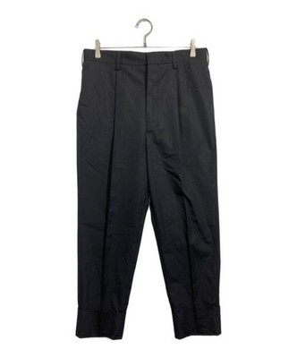 PRADA                    Front-tuck tapered cotton pants black UP0251 S000 1XV2