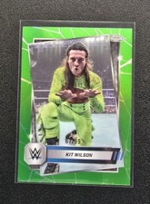 2025 Topps Chrome WWE Wrestling #102 KIT WILSON Green Refractor /99