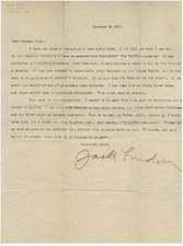Product Image: 1910 LETTER SIGNED by JACK LONDON his Socialist Story THE STRENGTH OF THE STRONG