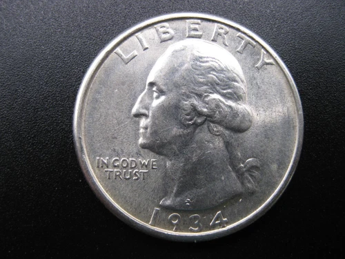 1934 P Washington Quarter Dollar Ch/Gem BU! #462403