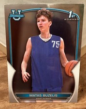 2023 Matas Buzelis Bowman U Chrome Basketball 1st Bowman Base #84 Chicago Bulls