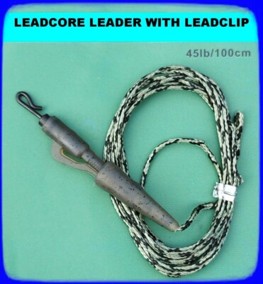 LEADCORE CARP FISHING LEADER WITH HYBRID QUICK