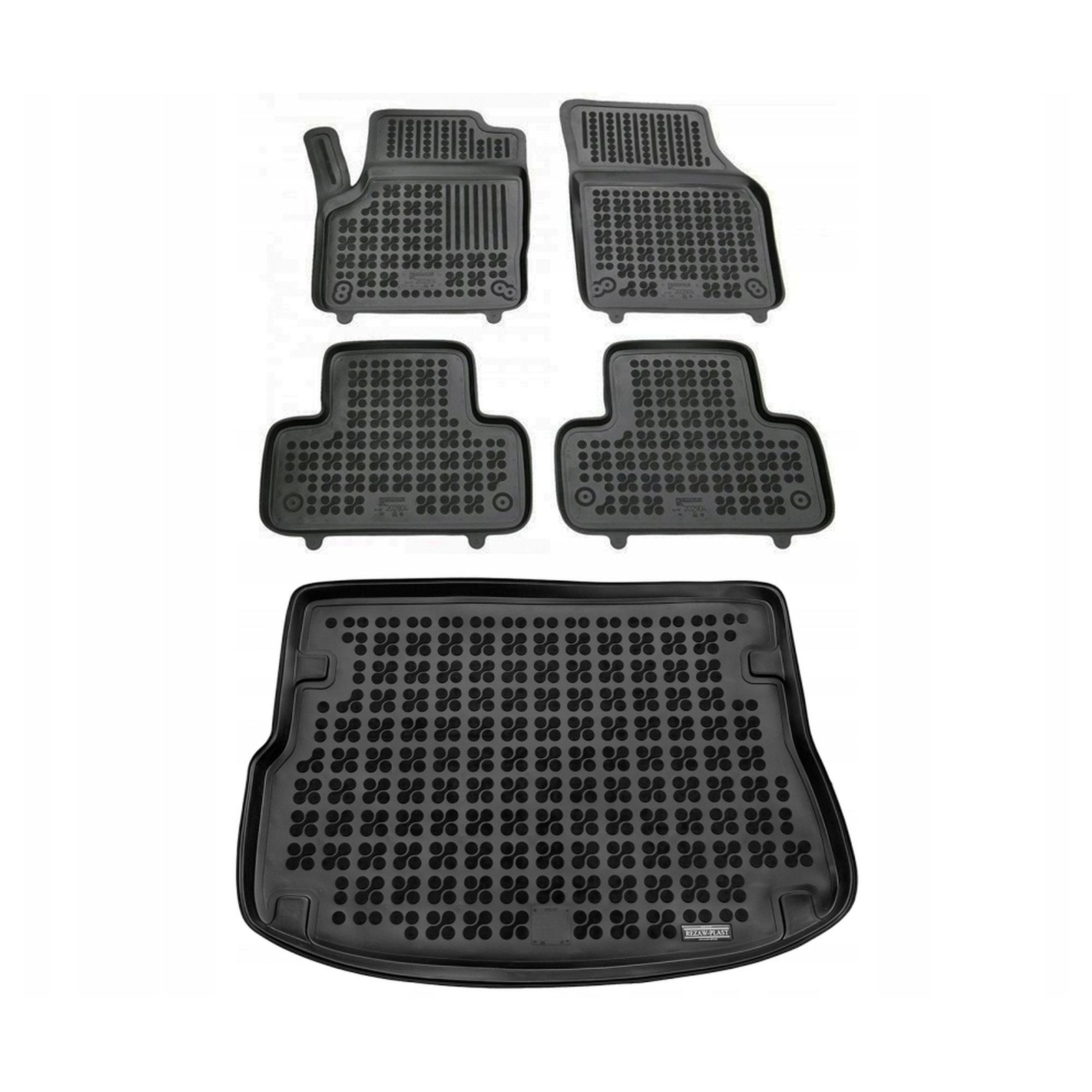 Tapis de sol Land Rover Range Rover Evoque I sur mesure moquette auto noire 4 pièces